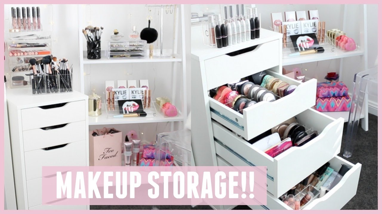 MAKEUP STORAGE & ORGANIZATION for IKEA Alex Drawers Pt 2