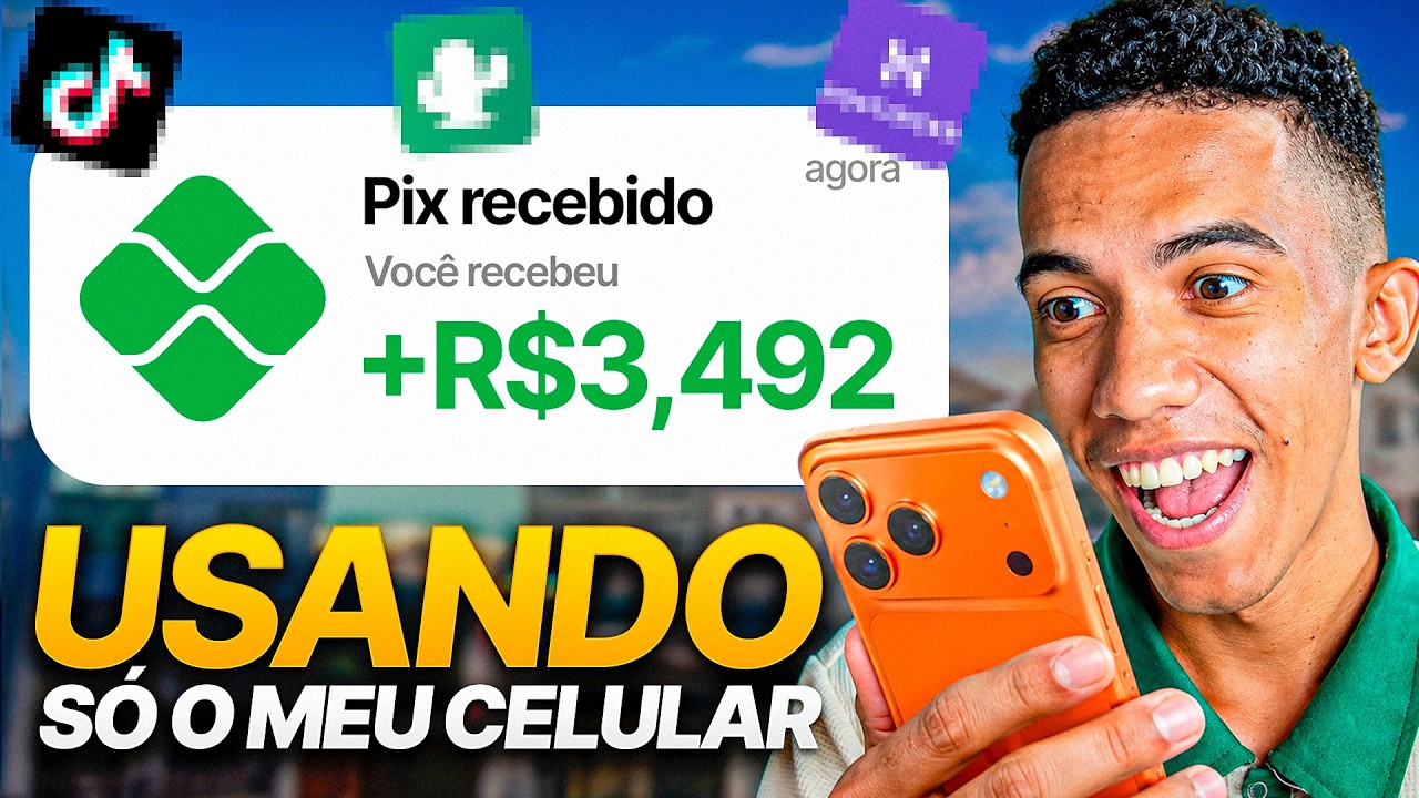 TESTEI 6 APPS PARA GANHAR DINHEIRO S&Oacute; COM O CELULAR (100% DE GRA&Ccedil;A)