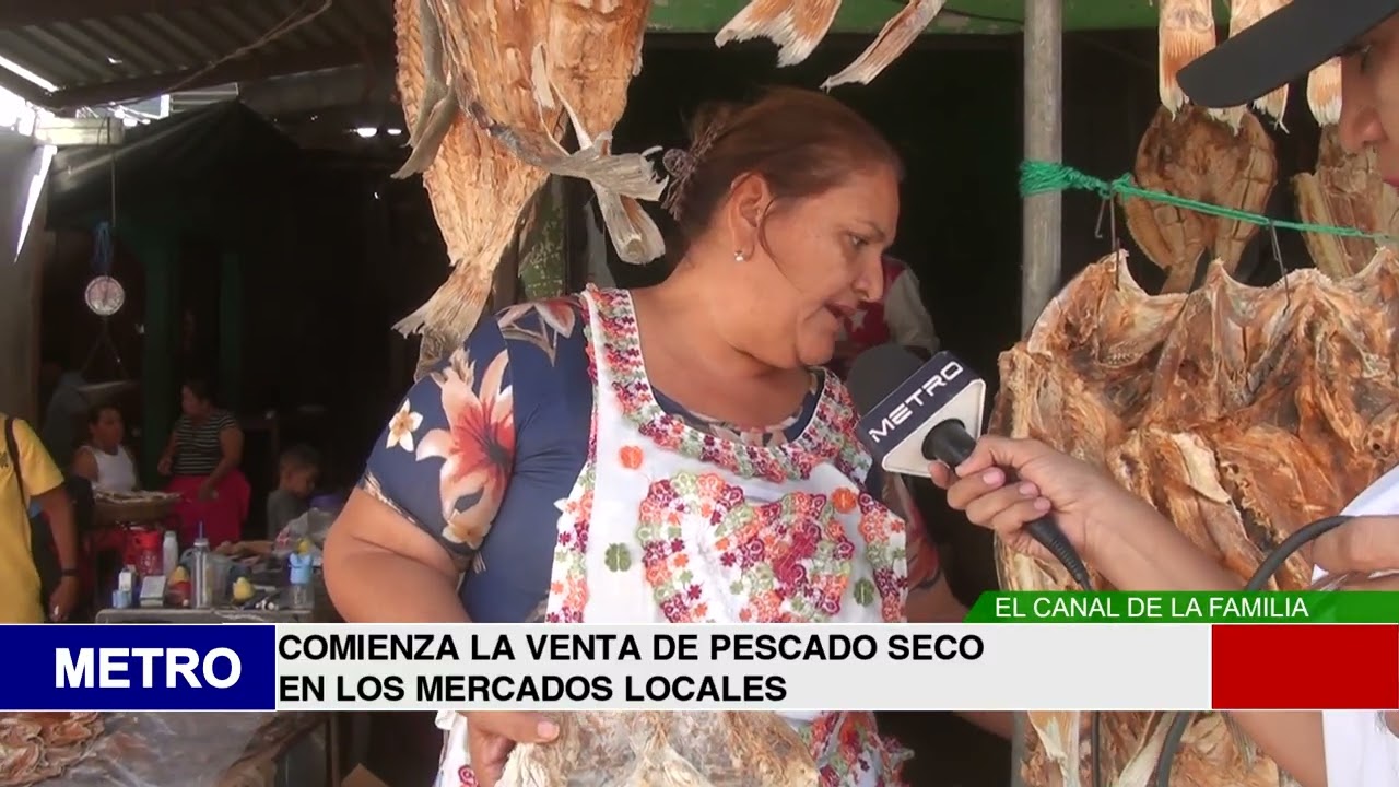COMIENZA LA VENTA DE PESCADO SECO EN LOS MERCADOS LOCALES