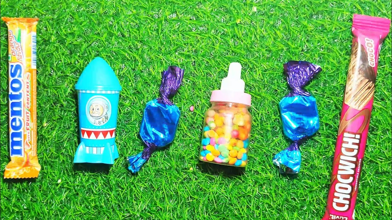 ASMR Most Popular Candys / some lots of colorful rainbow lollipop candy / unpacking chocolate eat💥💖