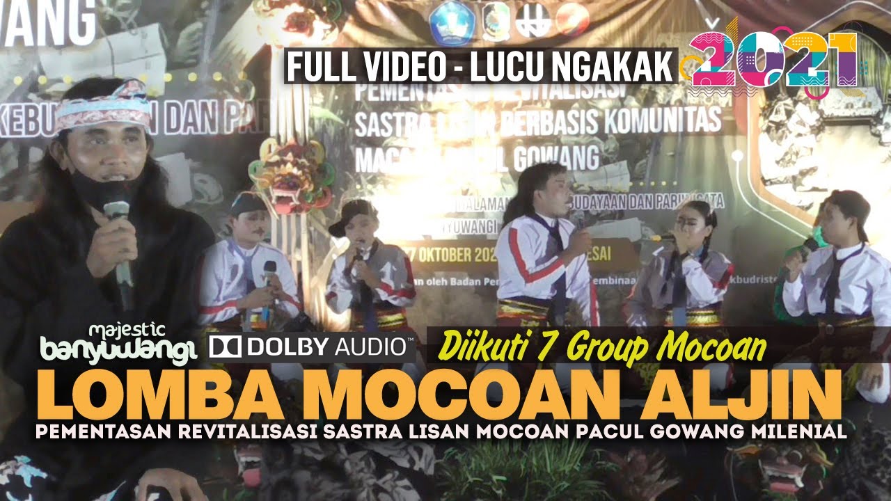 Ngakak Luur.. Lomba Aljin Mocoan Pacul Gowang Banyuwangi 2021 - Full Video & Audio Bening