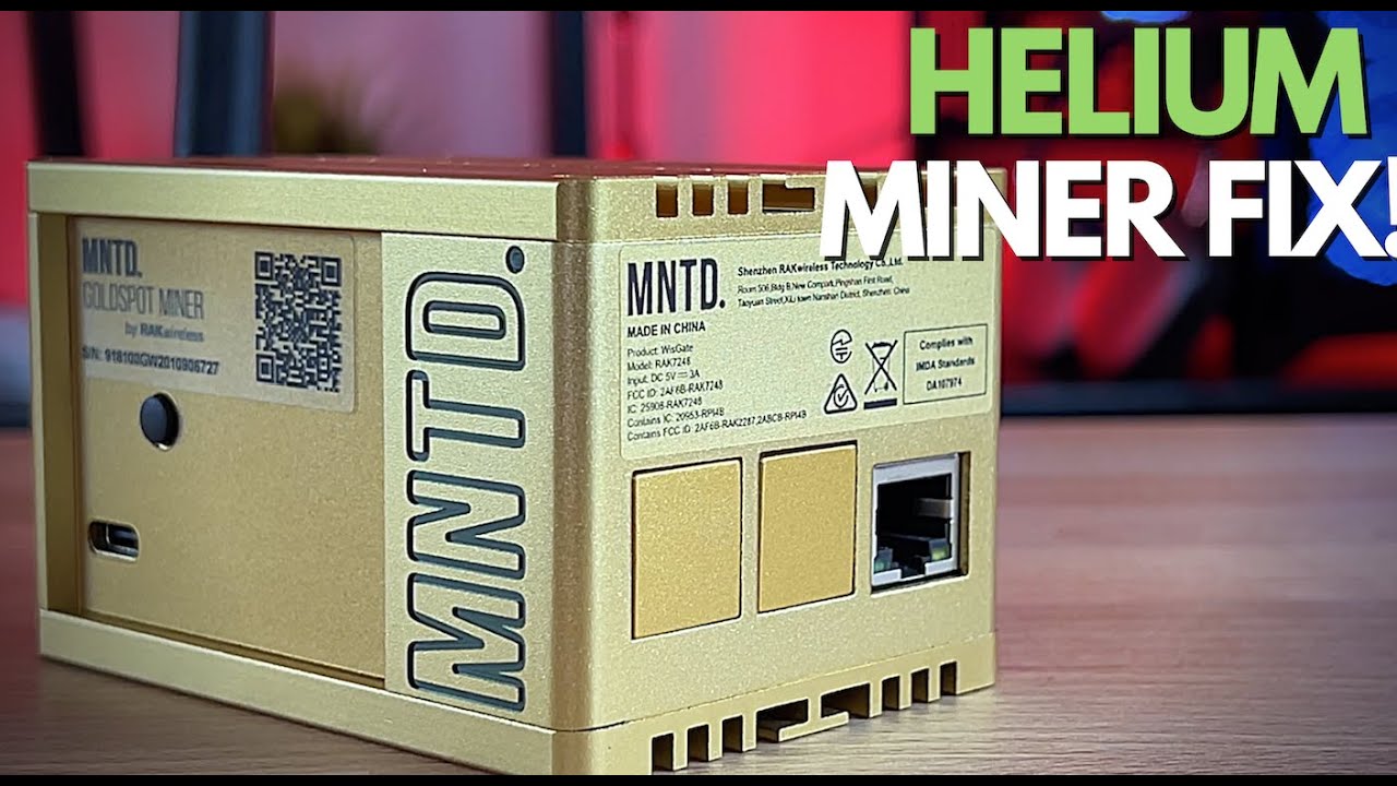 Helium Miner stop working? This is how you FIX the MNTD Helium Miner! How to replace the SD Card.