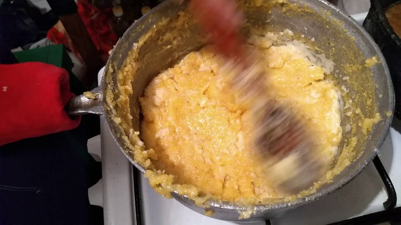 Mămăligă cu cașcaval de post...