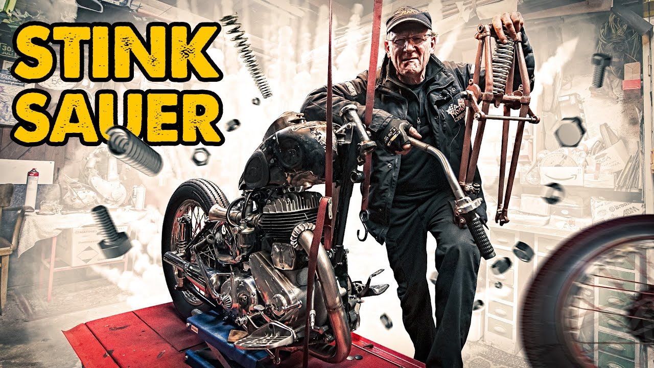 Heimlich die BSA zerlegt | Andi rastet aus | BSA M21 Fahrmaschine