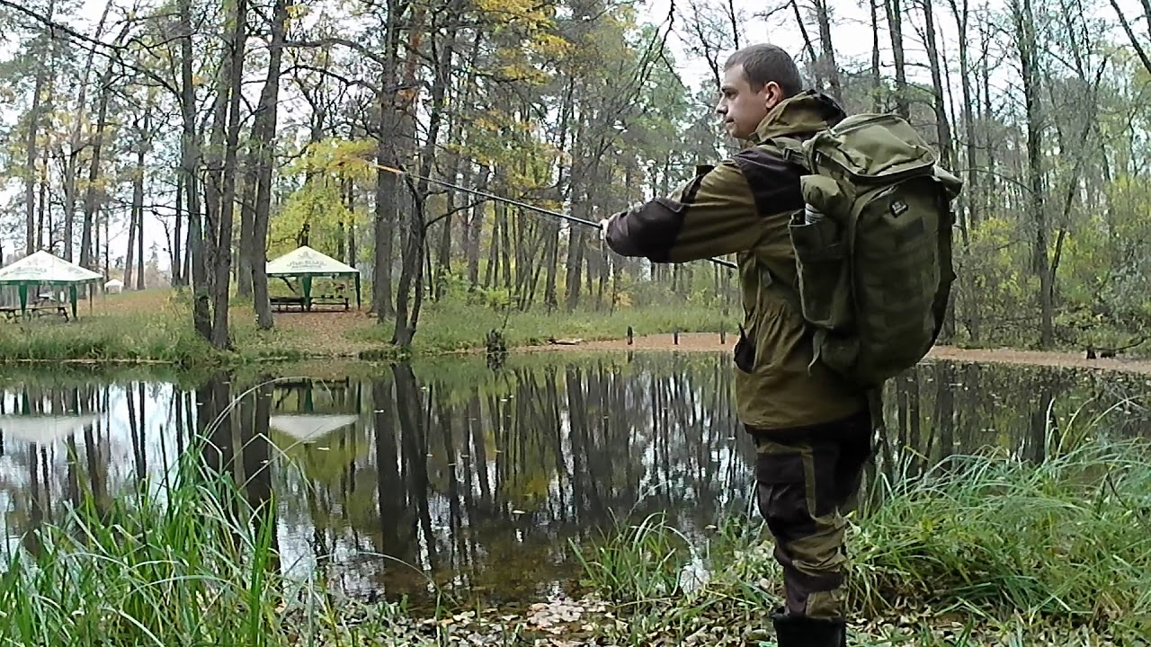 Душевная, осенняя рыбалка в Пуще-Водице