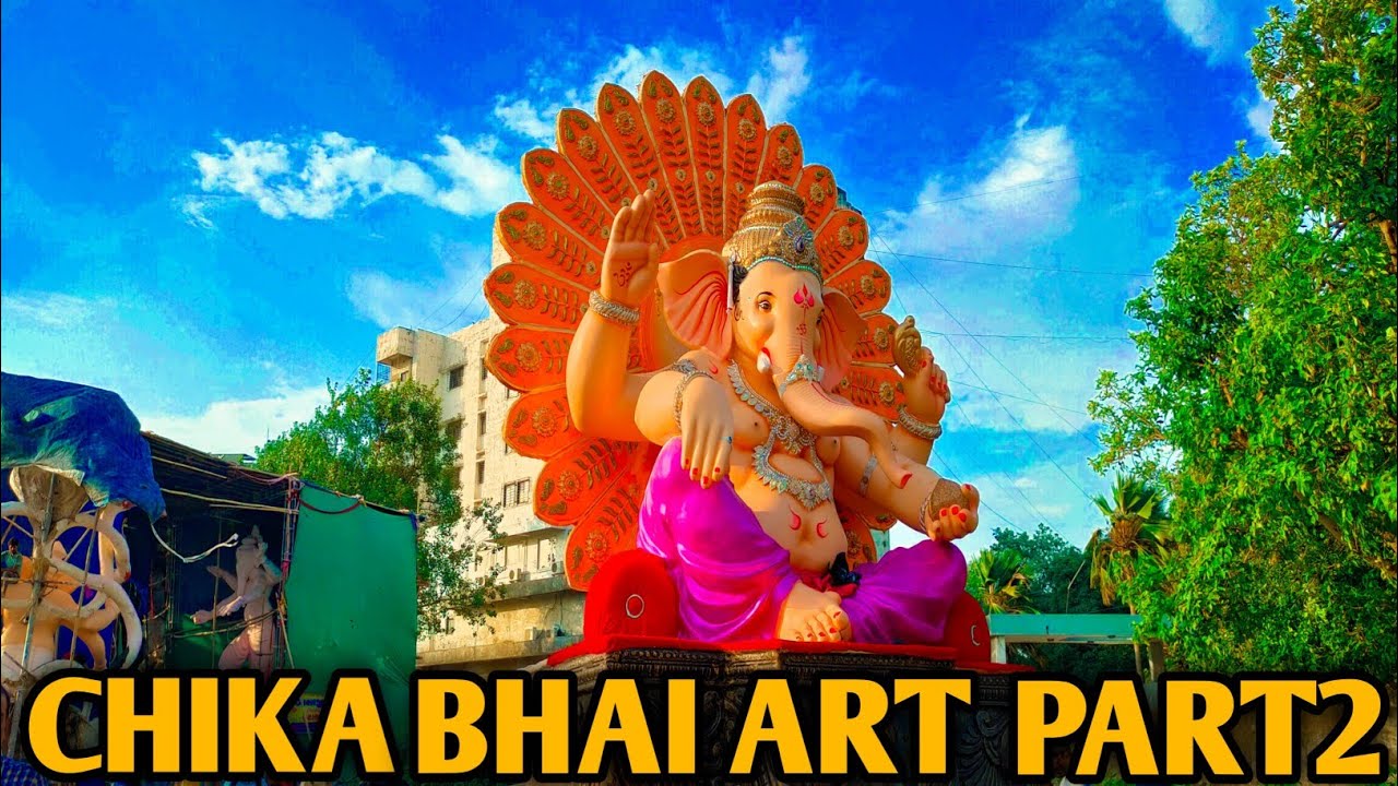 Biggest Ganesh Murti Making 2023 Surat | Part2 Chika Bhai Art | Surat Ganesh Utsav 2023