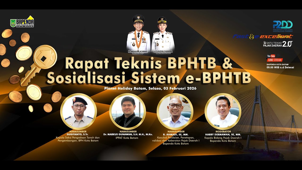 RAPAT TEKNIS BPHTB & SOSIALISAI TEKNIS E-BPHTB