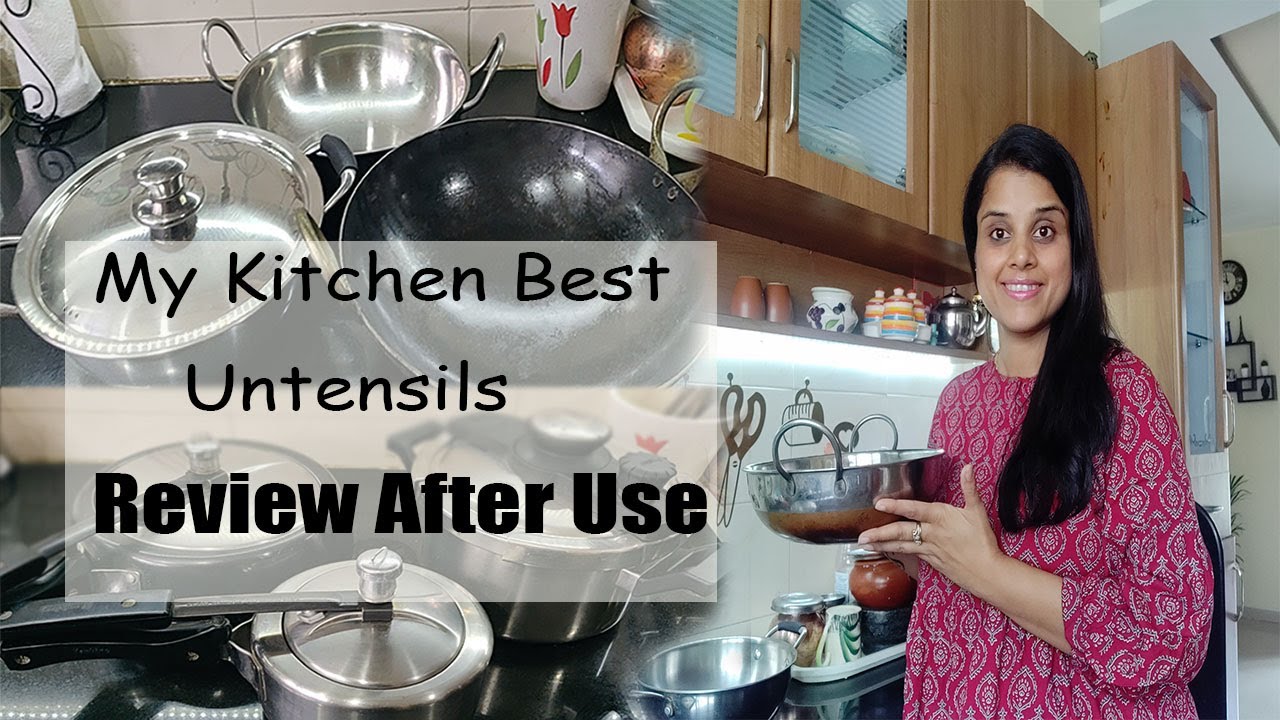 Indian Kitchen Everyday Tools 2020~My Favourite Stainless Steel Cooking Utensils | After use Review