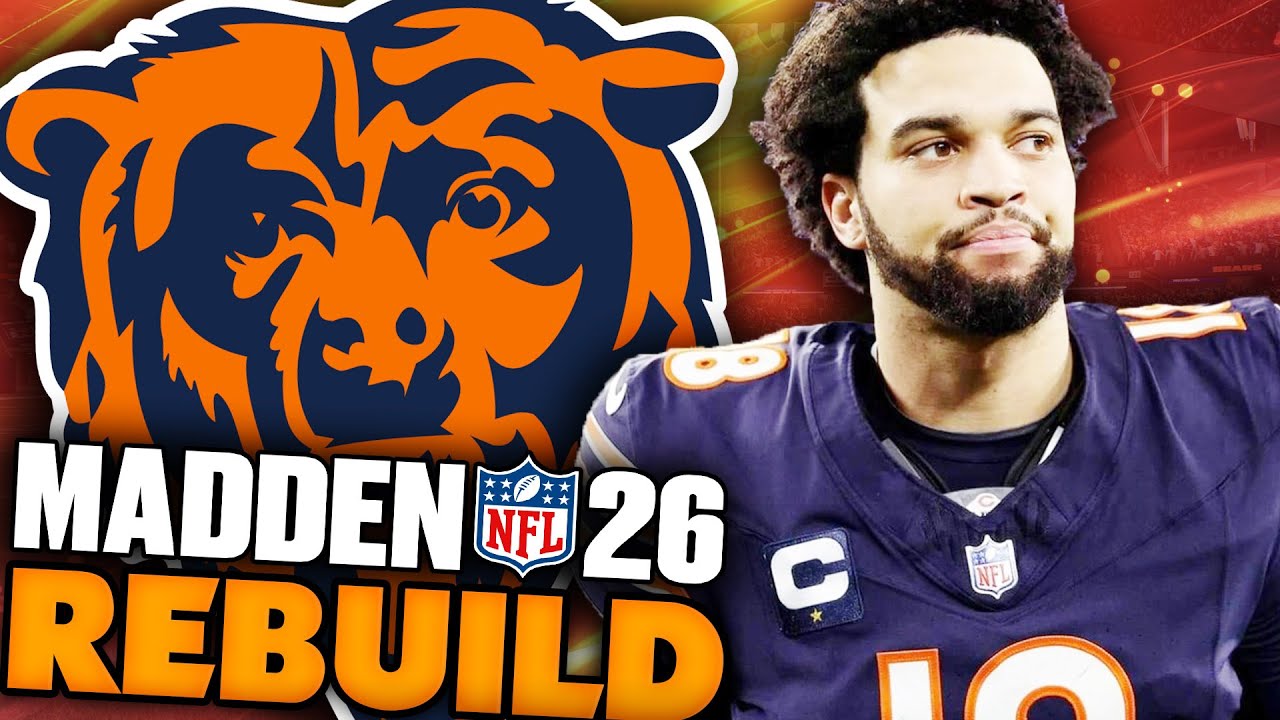 I Drafted an 83 Overall Rookie! Madden 26 Chicago Bears Rebuild