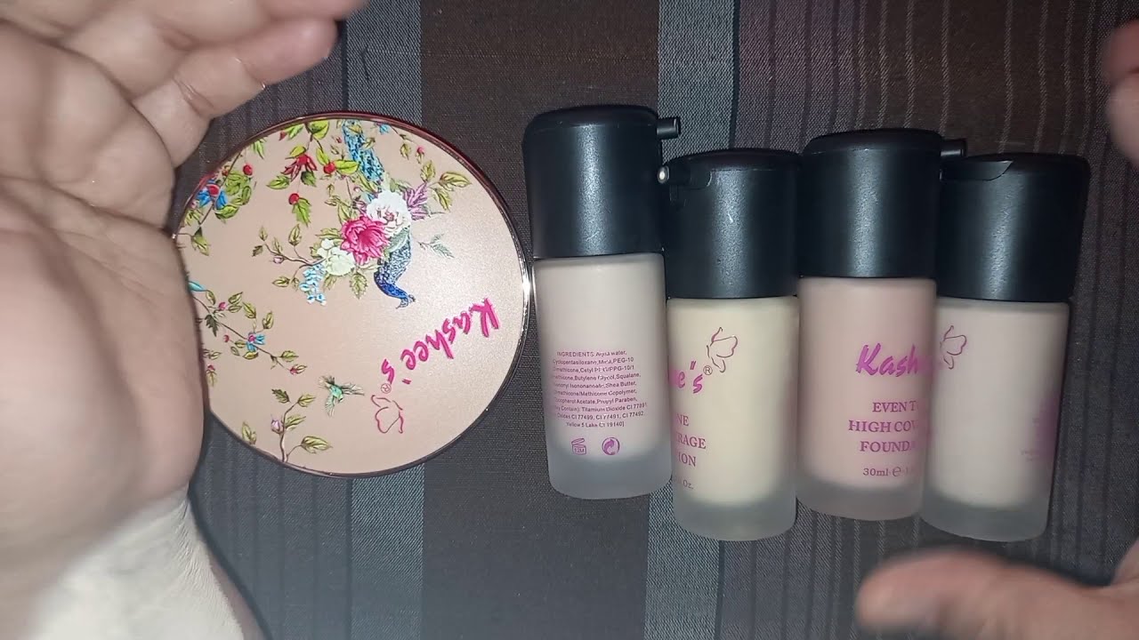 How to choose kashee's foundation according to skin tone