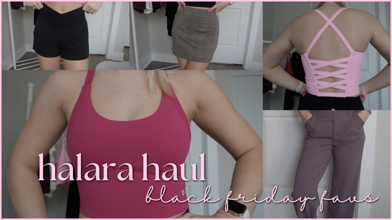 my top 10 Halara finds from 2024!! - Black Friday Deals #halarablackfriday #halara