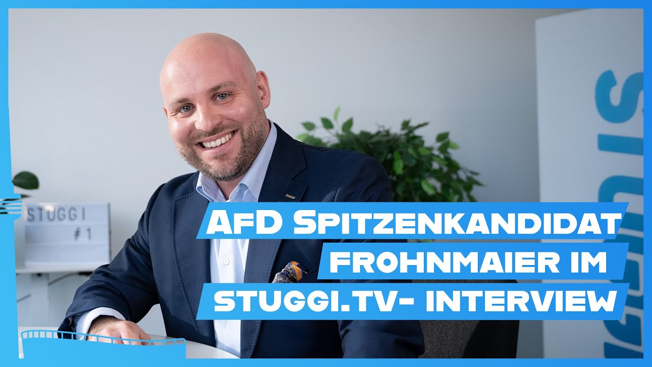 AfD-Spitzenkandidat Markus Frohmaier im Interview | STUGGI.TV