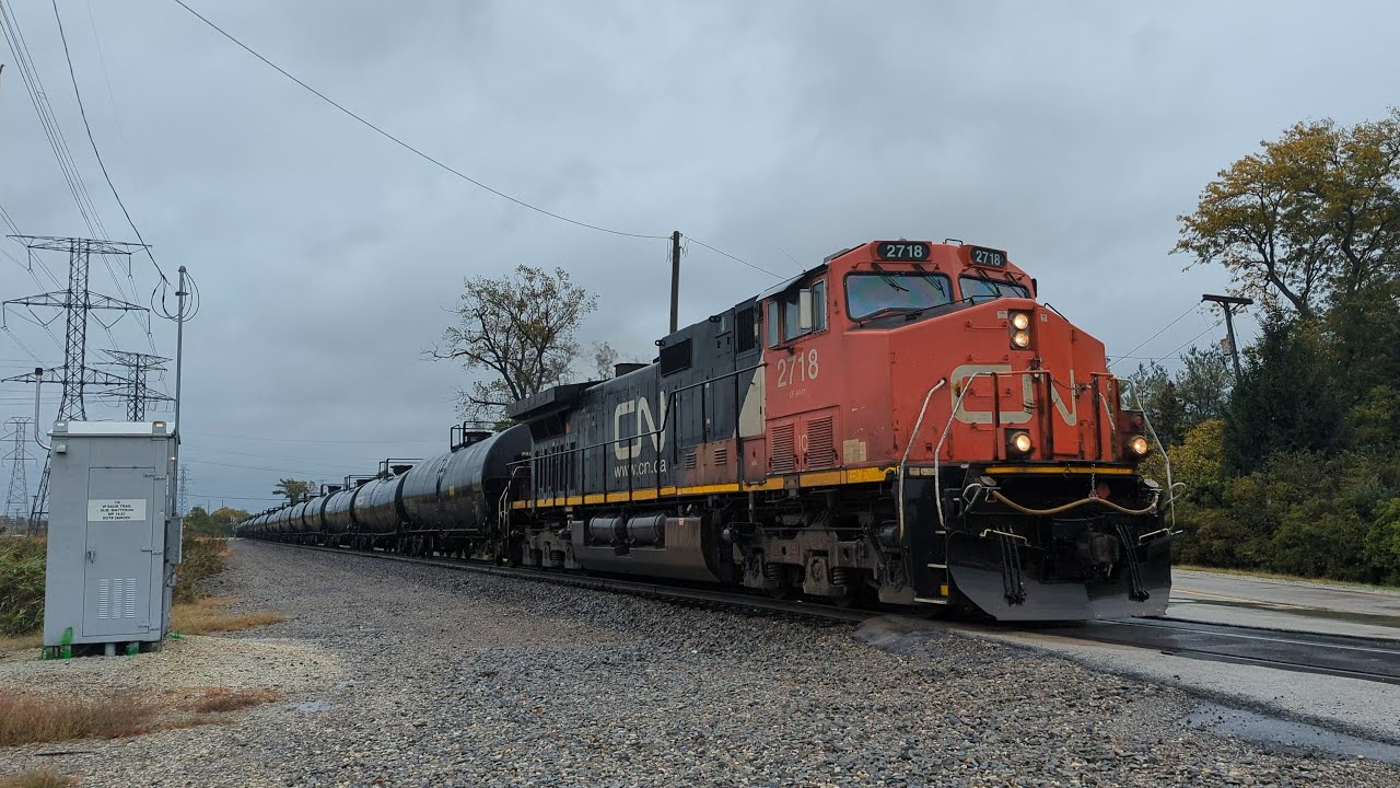 Railfanning 113 - GE C44-9W CN 2718 Leading, 10/19/25