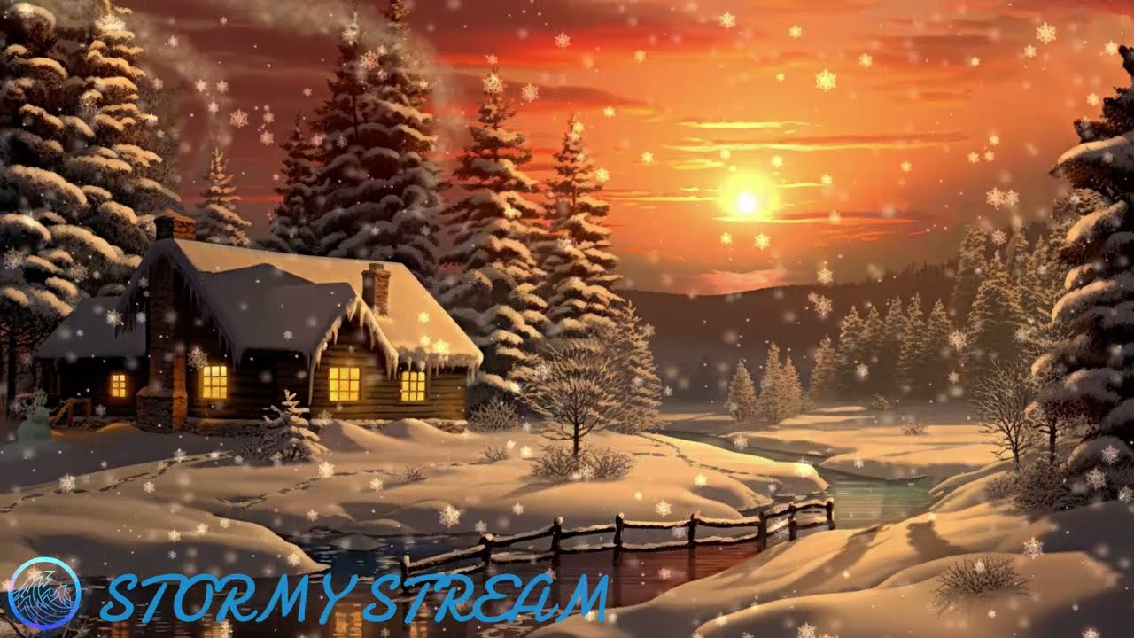Peaceful Seasonal Melodies 🔥 Instrumental Music for Relaxation 🎄 Gentle Winter Ambience