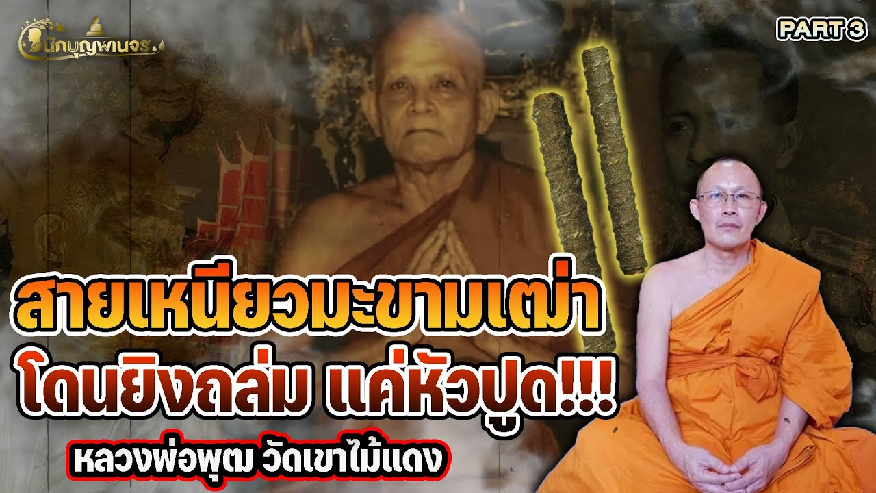นักบุญพเนจร lPART3l สายเหนียวมะขามเฒ่า โดนยิงถล่ม แค่หัวปูด!!!หลวงพ่อพุฒ วัดเขาไม้แดง