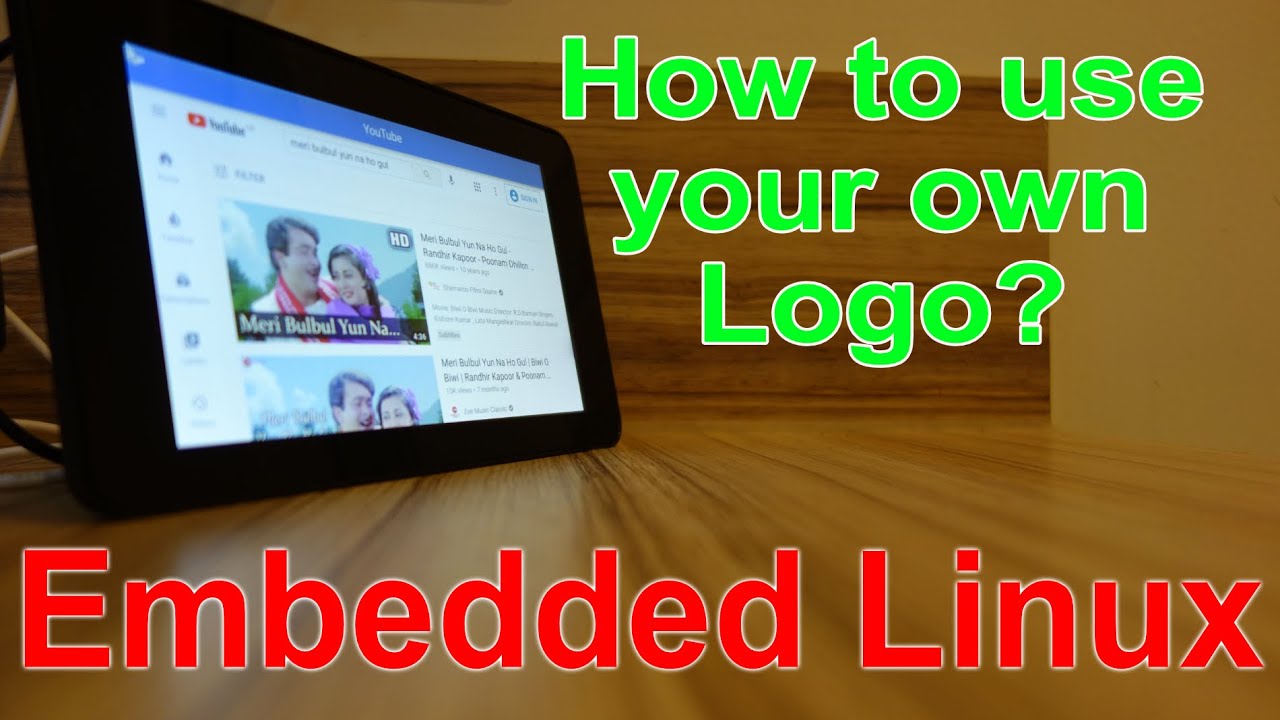 Embedded Linux Beginner - How to use your own logo?