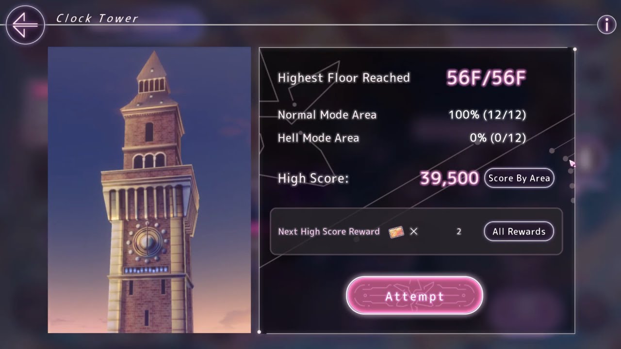 Clock Tower Floors 52-56F (Normal Mode)! | Heaven Burns Red