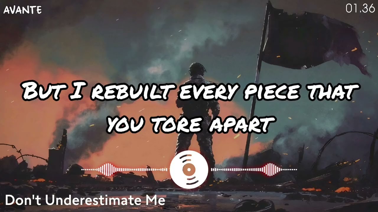 Don’t Underestimate Me (Official Lyric Video) | Nu Metal / Alternative Rock