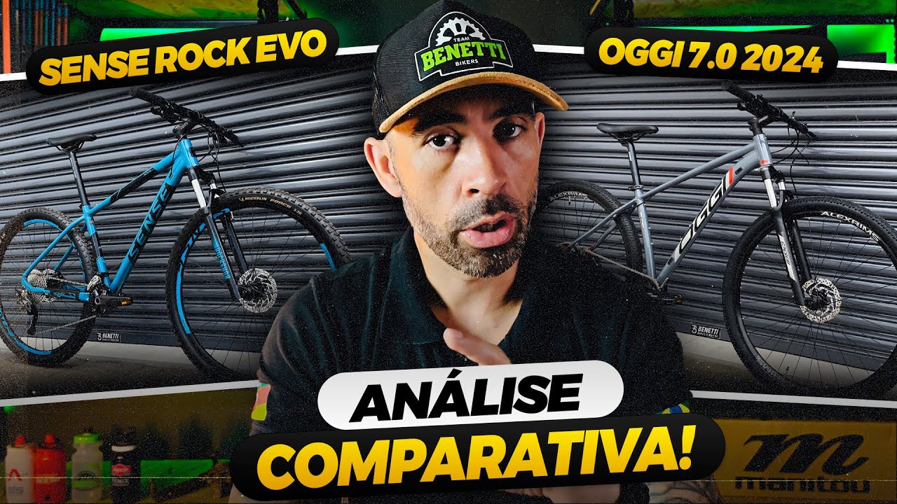 COMPARATIVO OGGI 7.0 2024 X SENSE ROCK EVO - QUAL MELHOR MODELO PARA COMEÇAR A PEDALAR EM 2024?