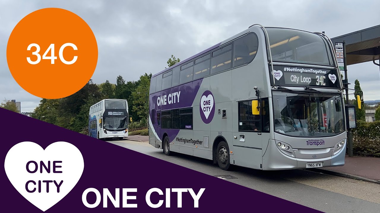 Nottingham City Transport 660 ADL Enviro 400 Scania N230UD | Orange Line 34C