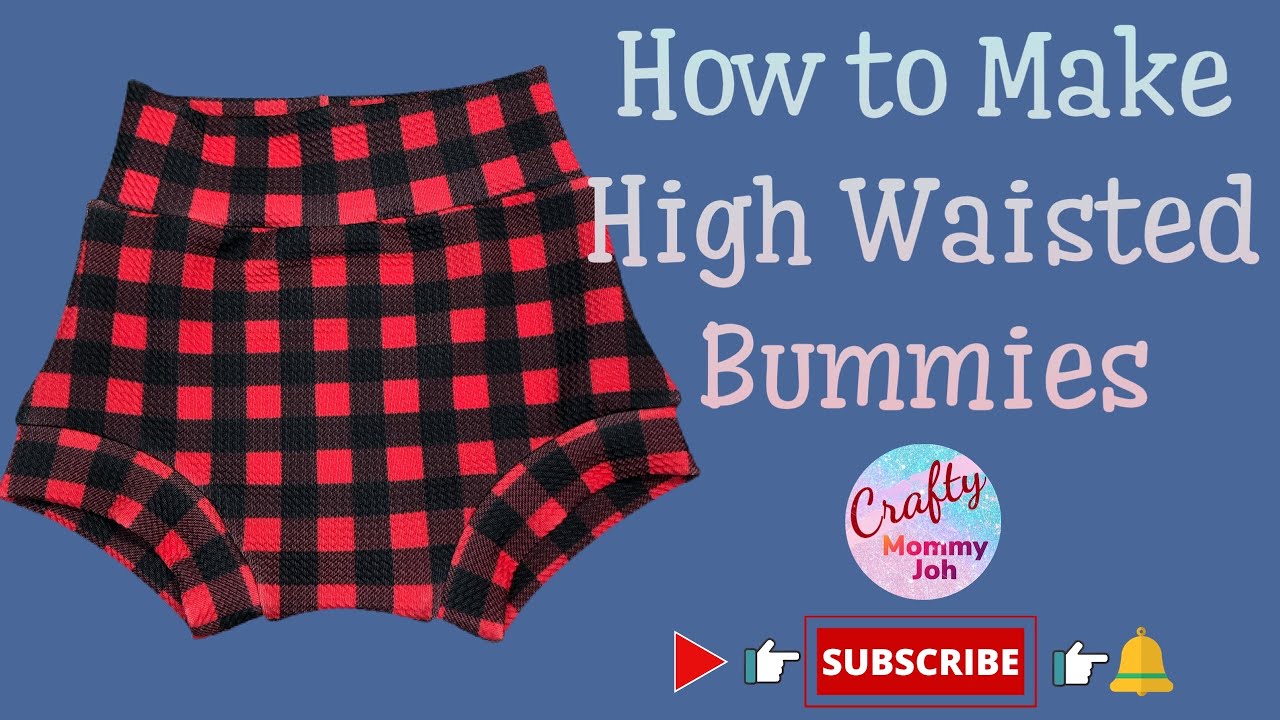 How to sew baby/kids bummies/ How to sew high waisted bummies