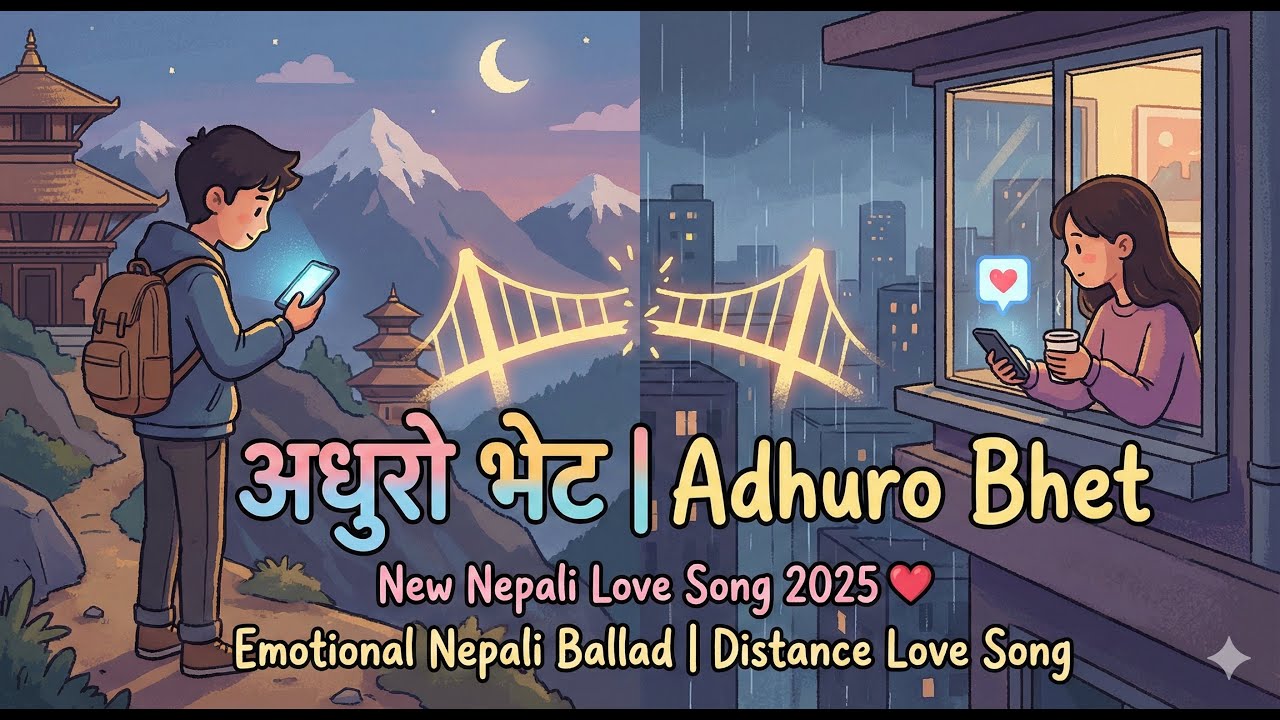 अधुरो भेट | Adhuro Bhet (New Nepali Love Song 2025) 💖 | Emotional Nepali Ballad | Distance Love Song