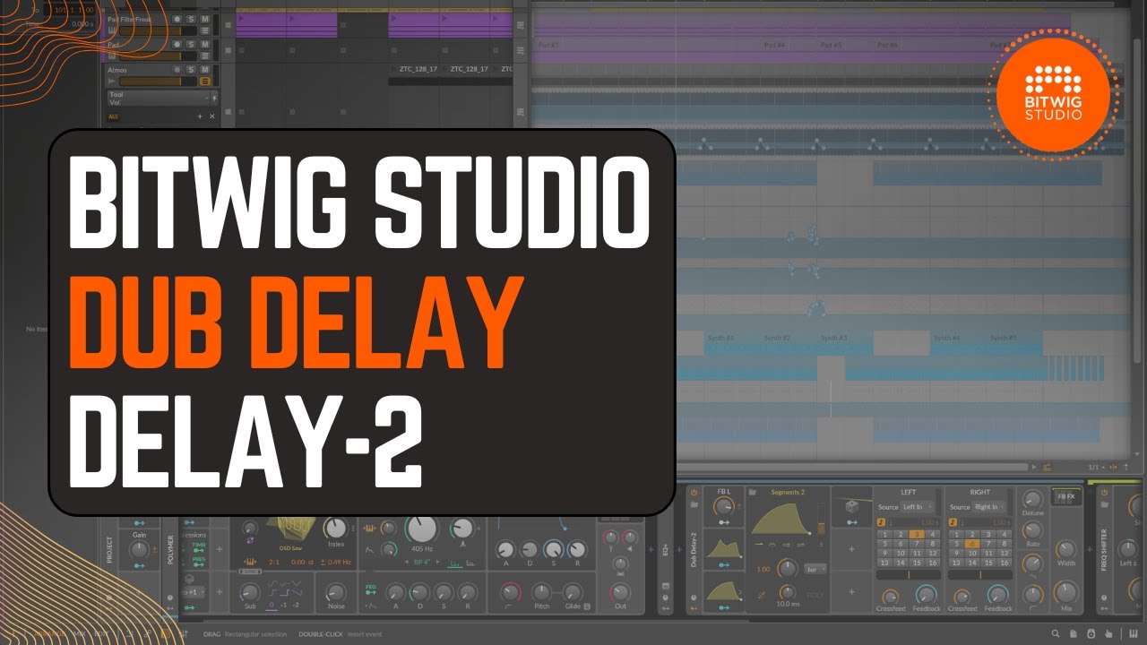 Bitwig Studio Dub Delay: Delay-2