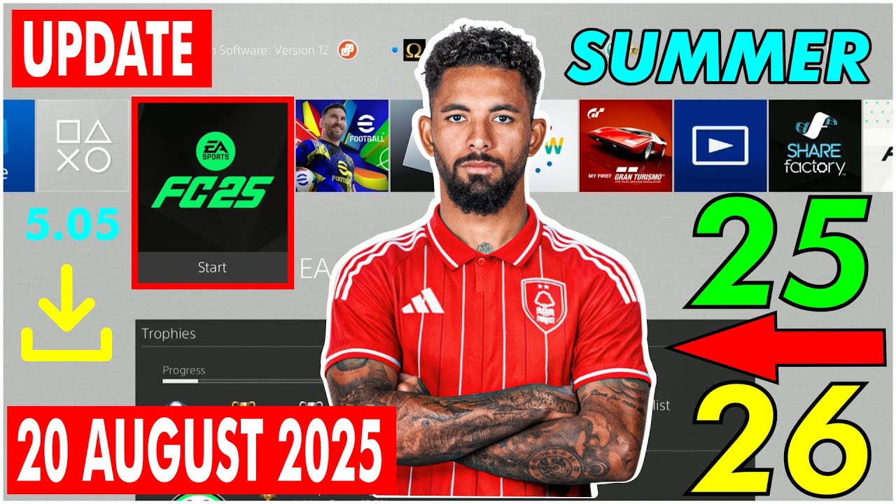 PS4 GOLDHEN EA Sports FC 25 Update: Summer Transfer Window 2025 | August 20 th Roster Changes