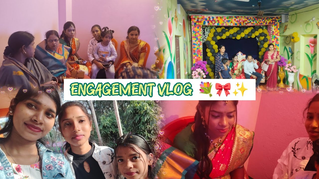 Behen ki Engagement mai kya kya hua💐🎀✨