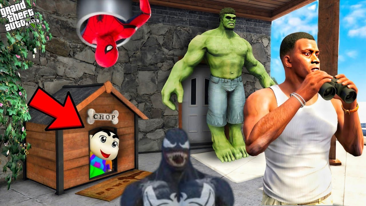 Franklin And Avengers Playing Ultimate Hide & Seek Challenge || Gta 5