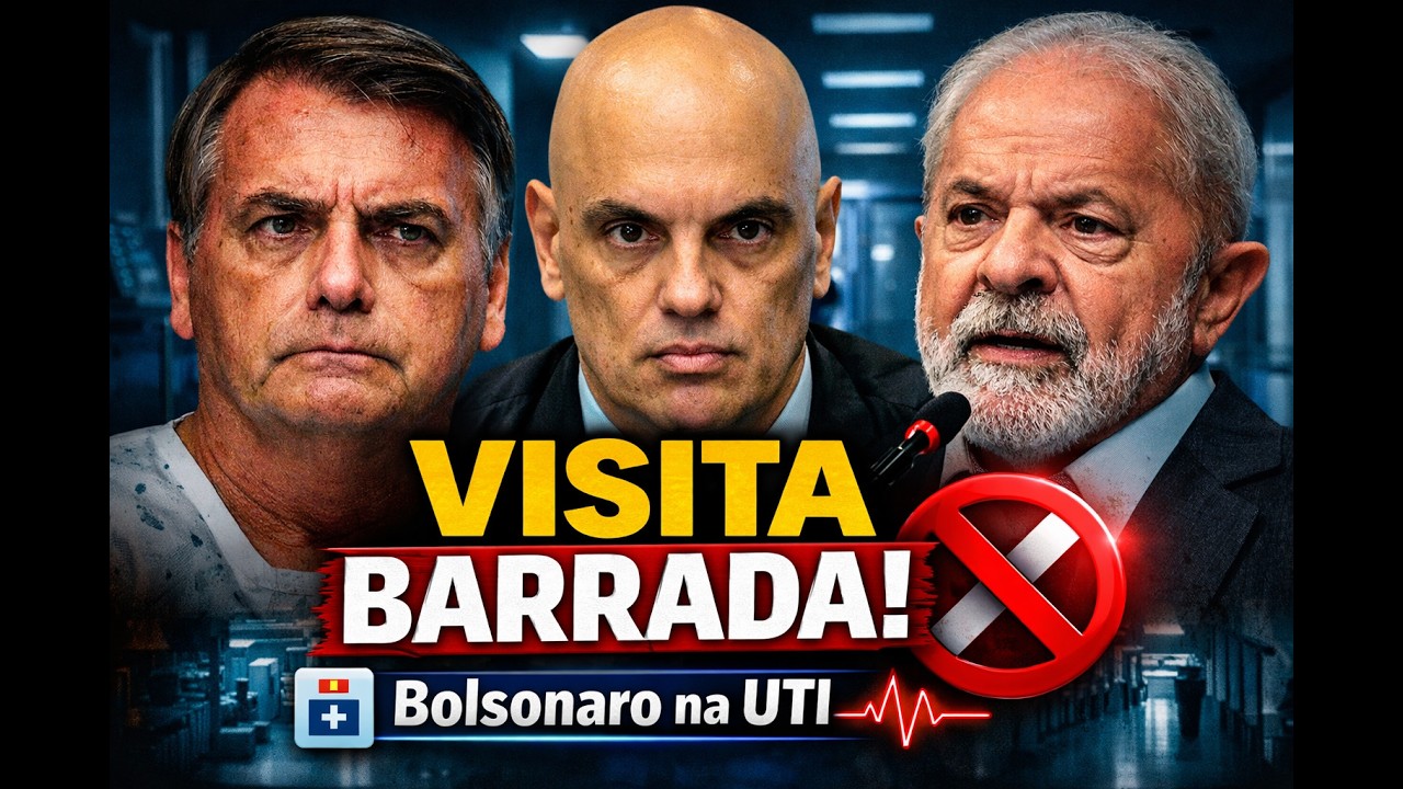 URGENTE: Bolsonaro tem piora na UTI e governo barra visita de diplomata ligado a Trump