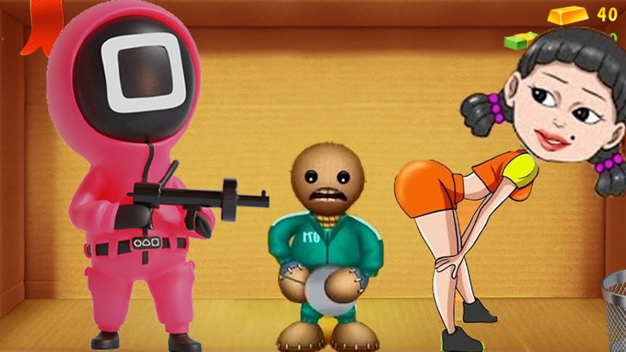 Doll Squid Game 2 in Kick The Buddy