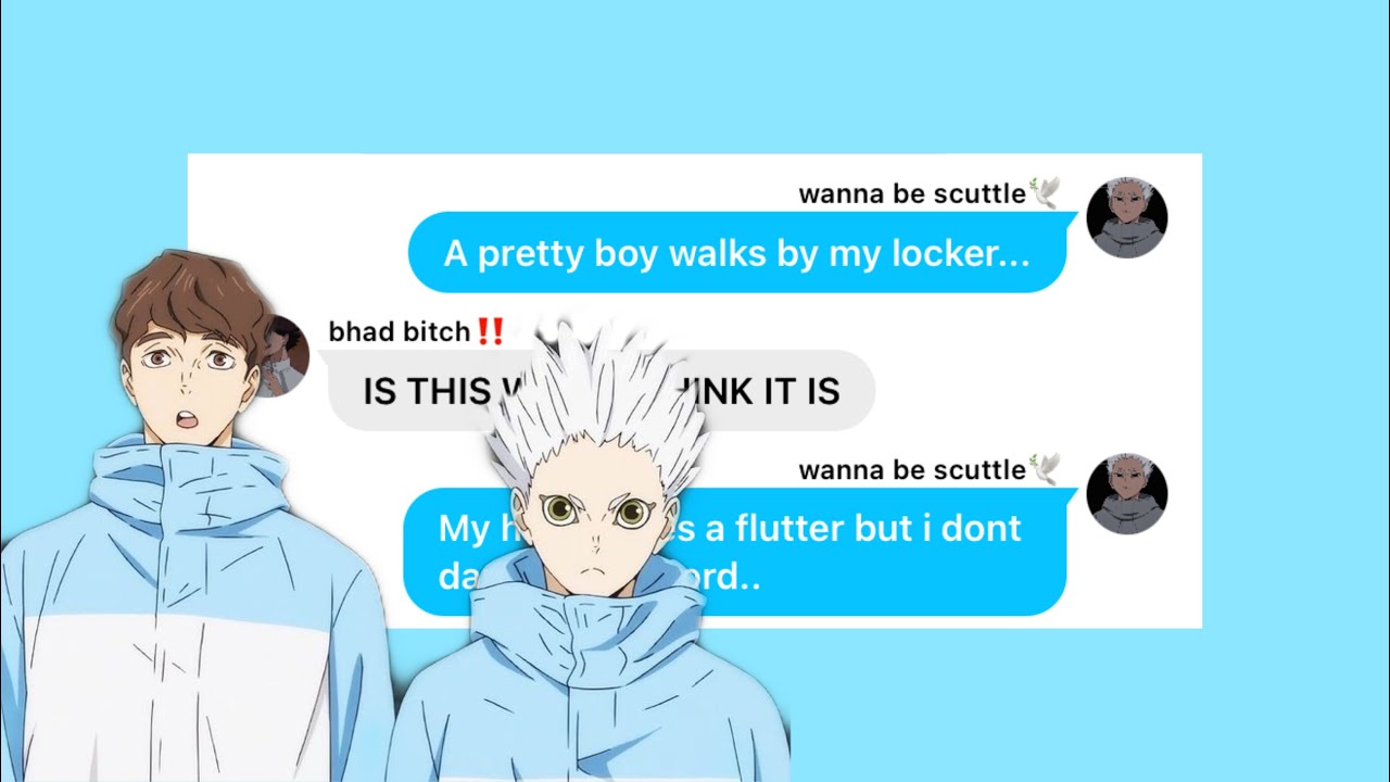 HiruHoshi Confession| Little Miss Perfect Lyric Prank | Haikyuu Text
