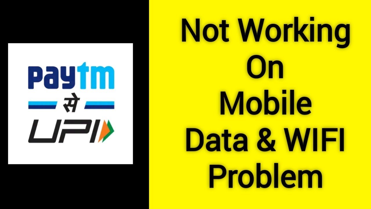 How To Fix Paytm Not Working On Mobile Data & WIFI Problem | Paytm App Not Working Problem