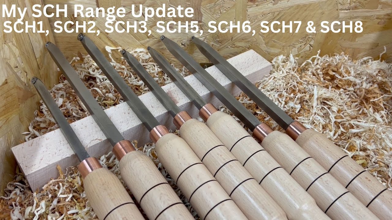 Woodturning. An update to my SCH range of carbide chisels/tools