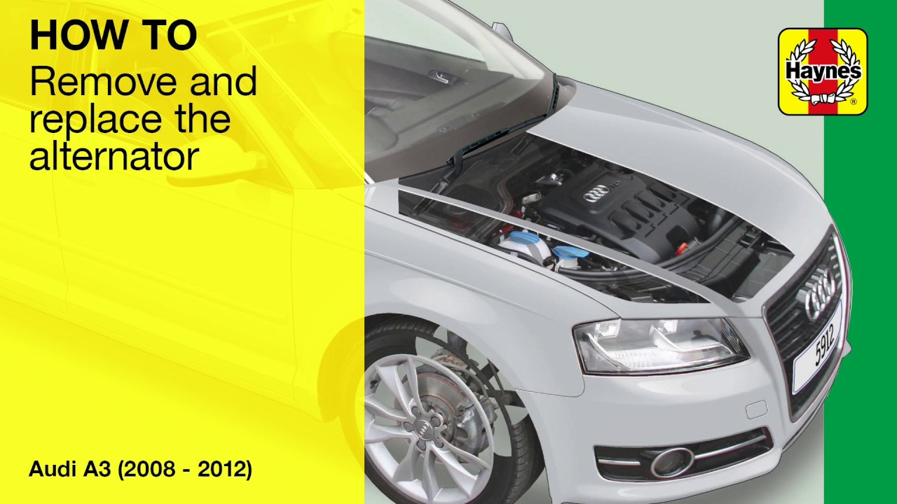 How to change the alternator on an Audi A3 (2008 to 2012)