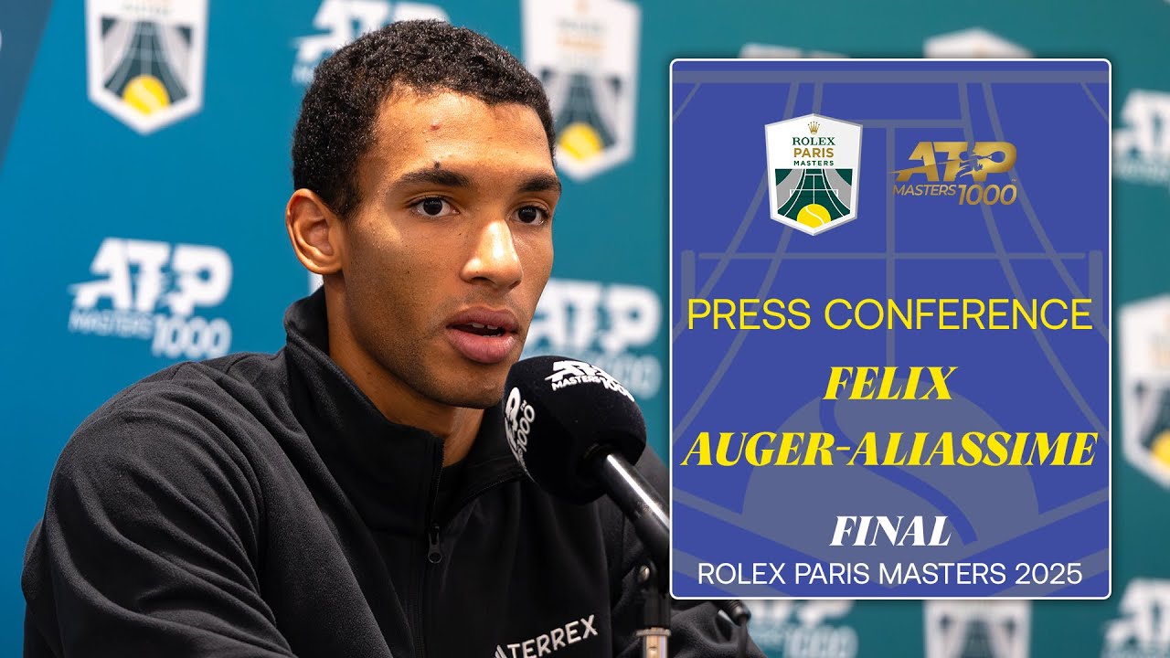 Послефинальная пресс-конференция Феликса Оже-Альяссима | Rolex Paris Masters