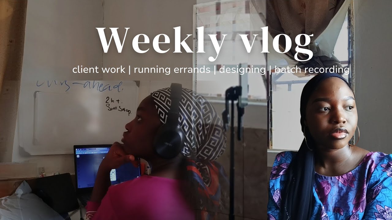 A Week in My Life as a Freelance Designer | Client Work, Portfolio Building & Content Creation
