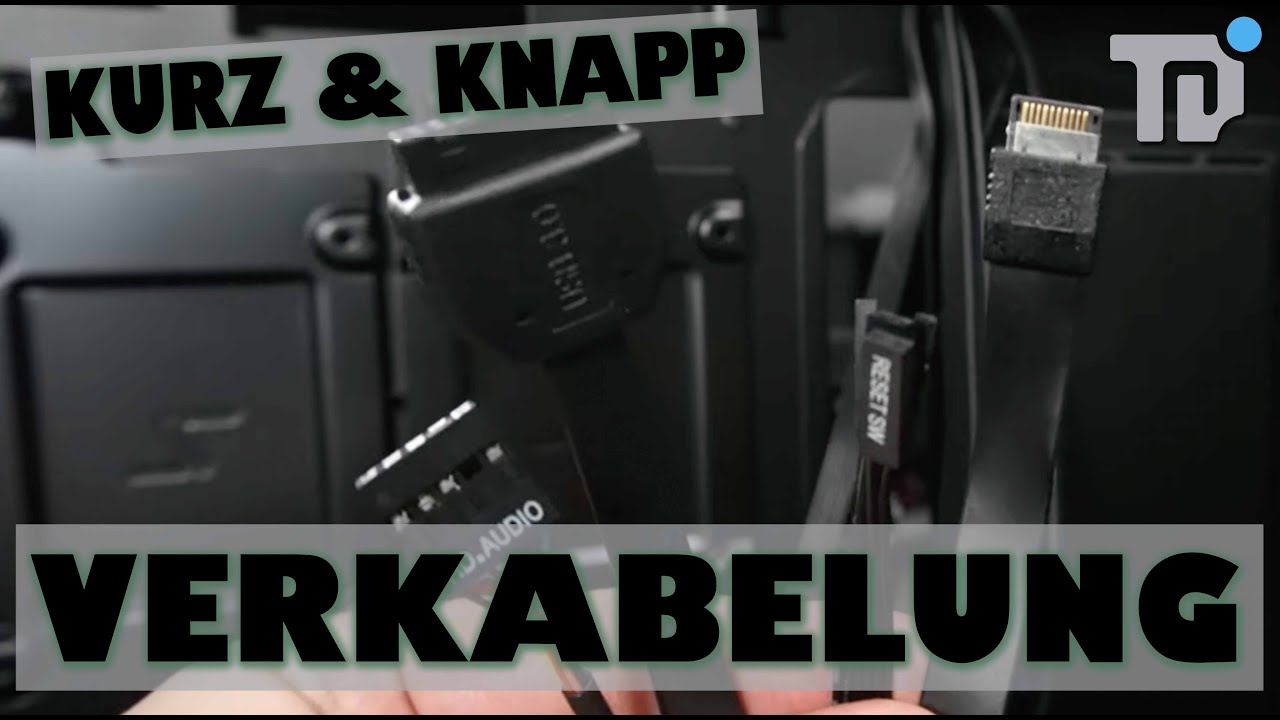 PC-Netzteil einbauen & verkabeln Tutorial - PC selbst zusammenbauen #8