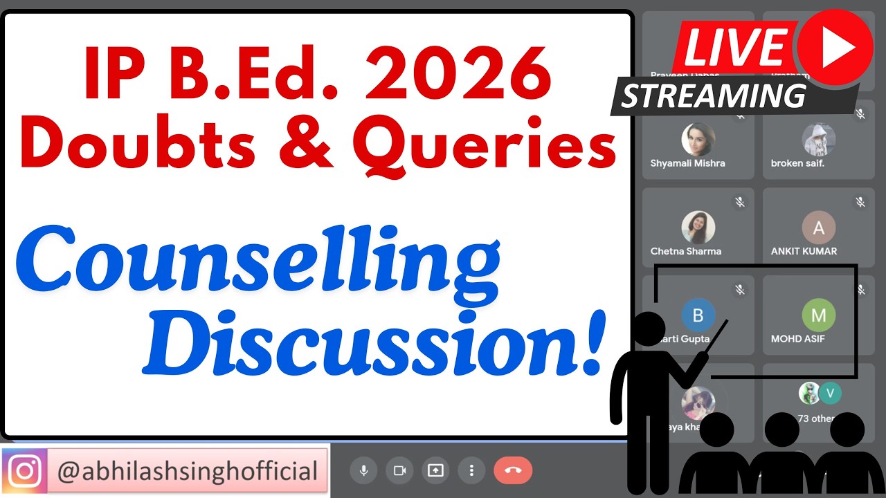IP B.Ed. 2026 Counselling || BED IP University Delhi Admission & Counselling || GGSIPU