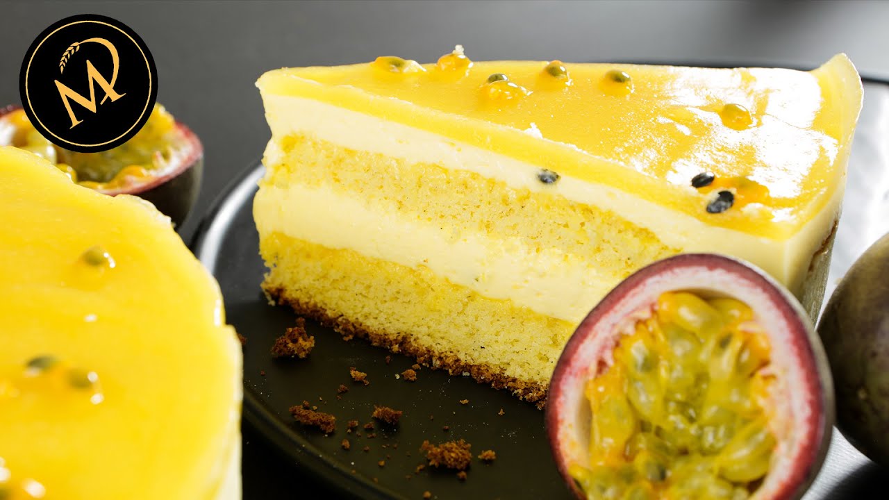 Schnelle Mango Passionsfrucht Torte 