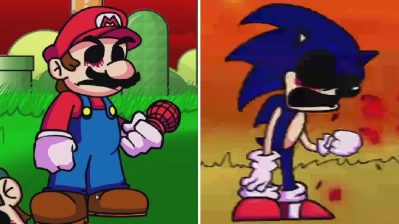 Maryo.EXE против Sonic.EXE — УЖАСЫ на всю неделю [СЛОЖНЫЙ]