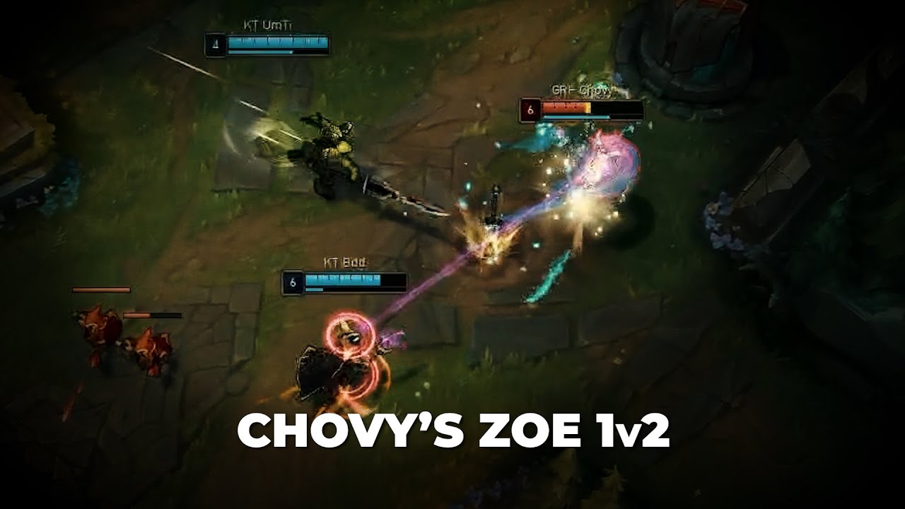 Chovy's Zoe 1v2 | GRF Chovy
