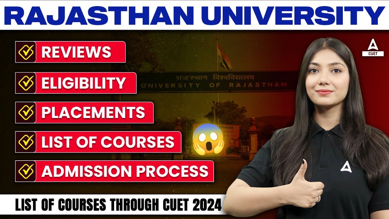 Everything About Rajasthan University 🎯 Eligibility, Courses and Placements