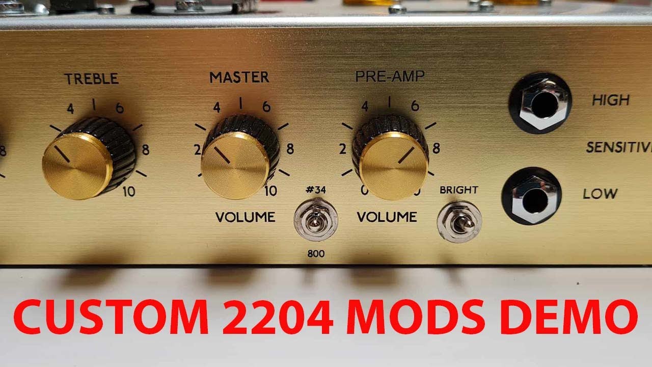 Modulus Custom MOD800 2204 Amp Kit with Mods | Build Demo