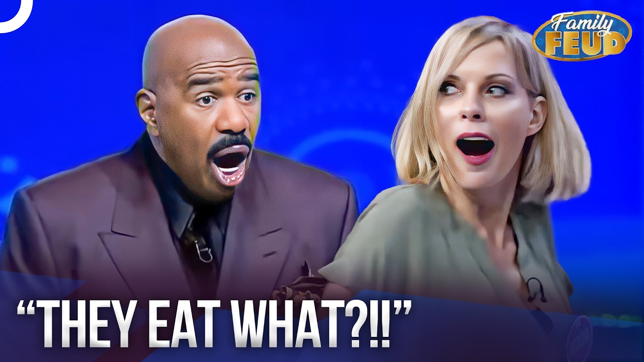 Steve Almost THREW UP On Stage! | Family Feud Classics