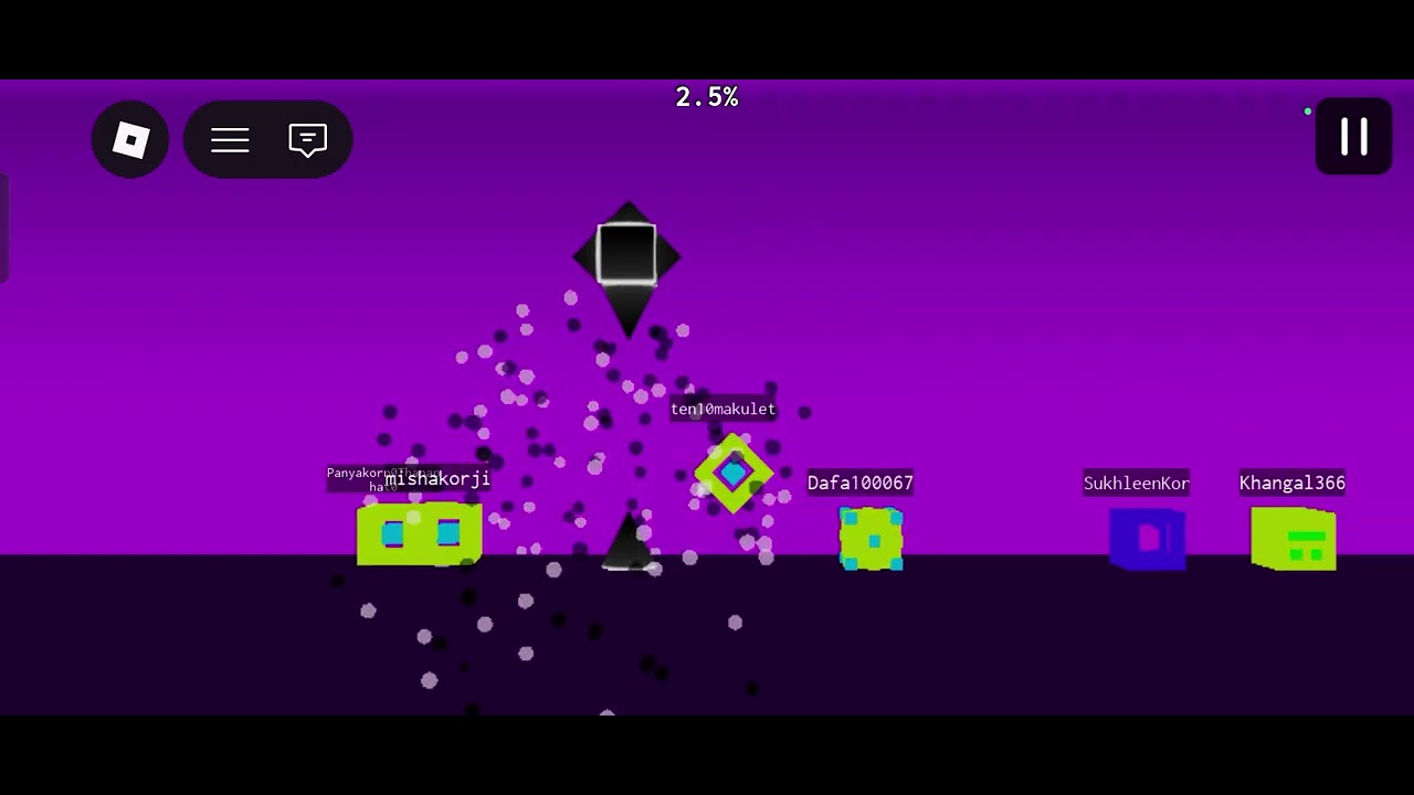 Geometry Dash Beat Box in Roblox 😎💨〰️🪘🎁☑️😭😔😲🙀🤯