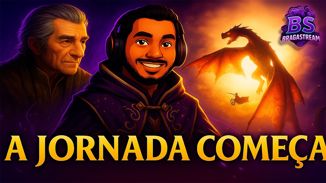 ⚡ Criando Meu Bruxo e Conhecendo o Professor Fig — Hogwarts Legacy #01