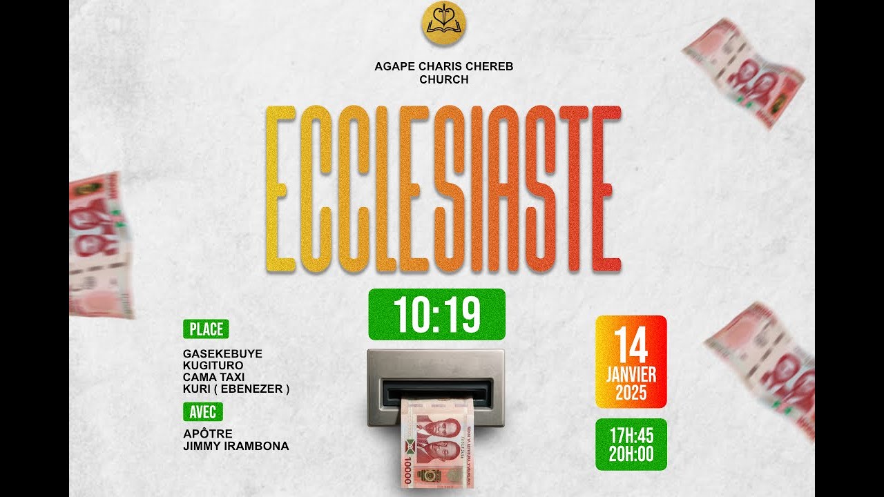 ECCLESIASTE 10:19 - Partie 3