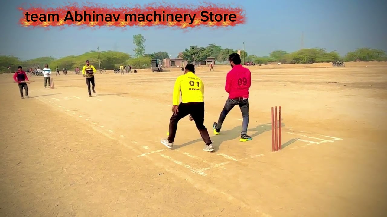# BPL season 4 ## पता गौशाला स्टेडियम बीना #टीम अभिनव मशीनरी स्टोर VS टीम बक्शी ट्रेडर्स बीना 